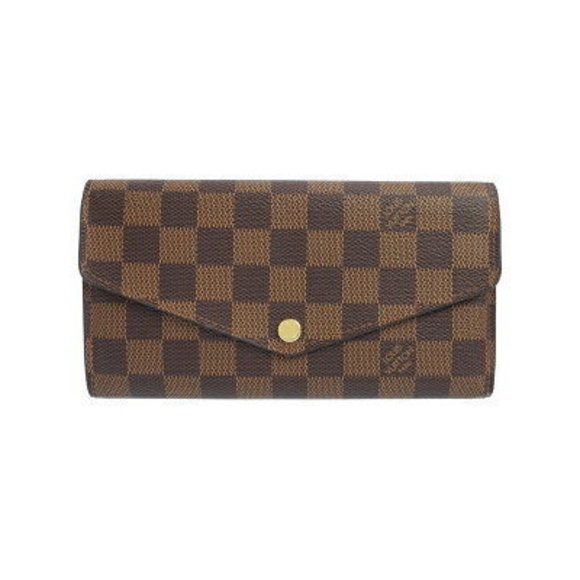 Louis Vuitton Damier Portefeuille Sarah Bifold Long Wallet - Picture 1 of 8